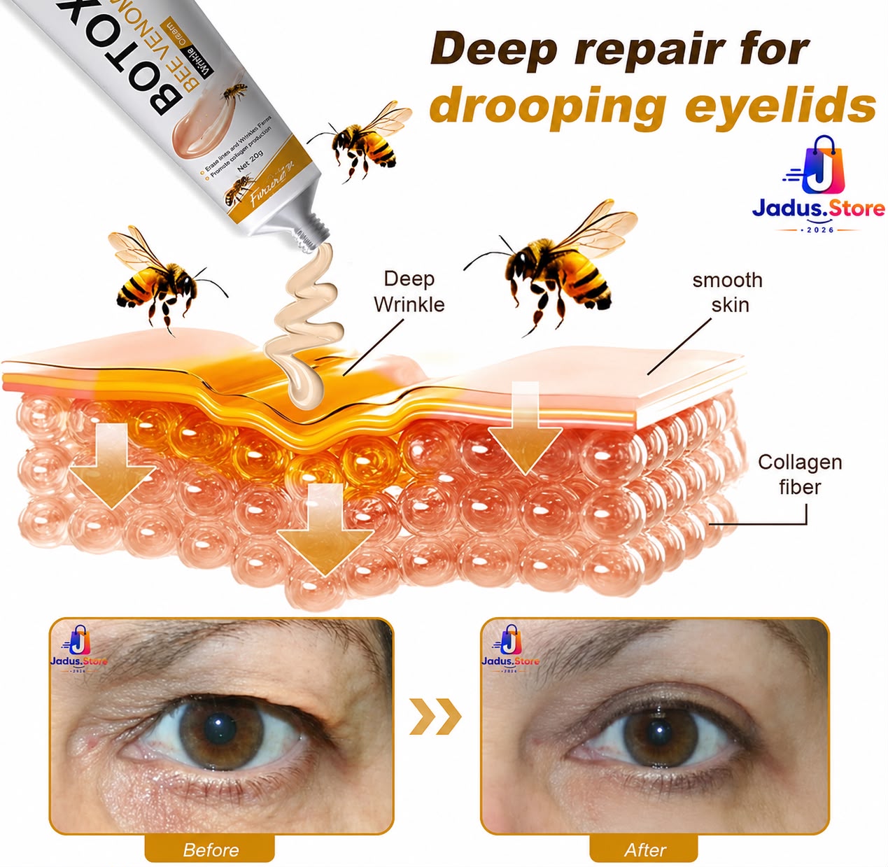 OUHOE - Bee Venom Botox Wrinkle Cream